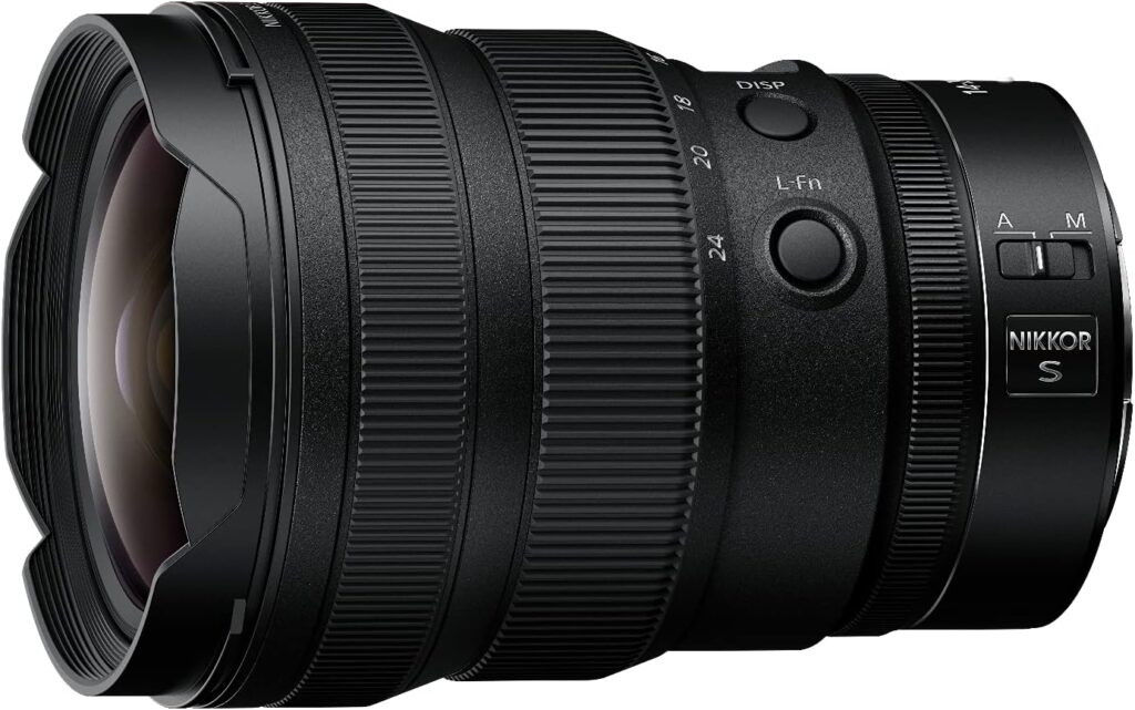 Image of a Nikon nikkor z 14 24mm f2.8 s
