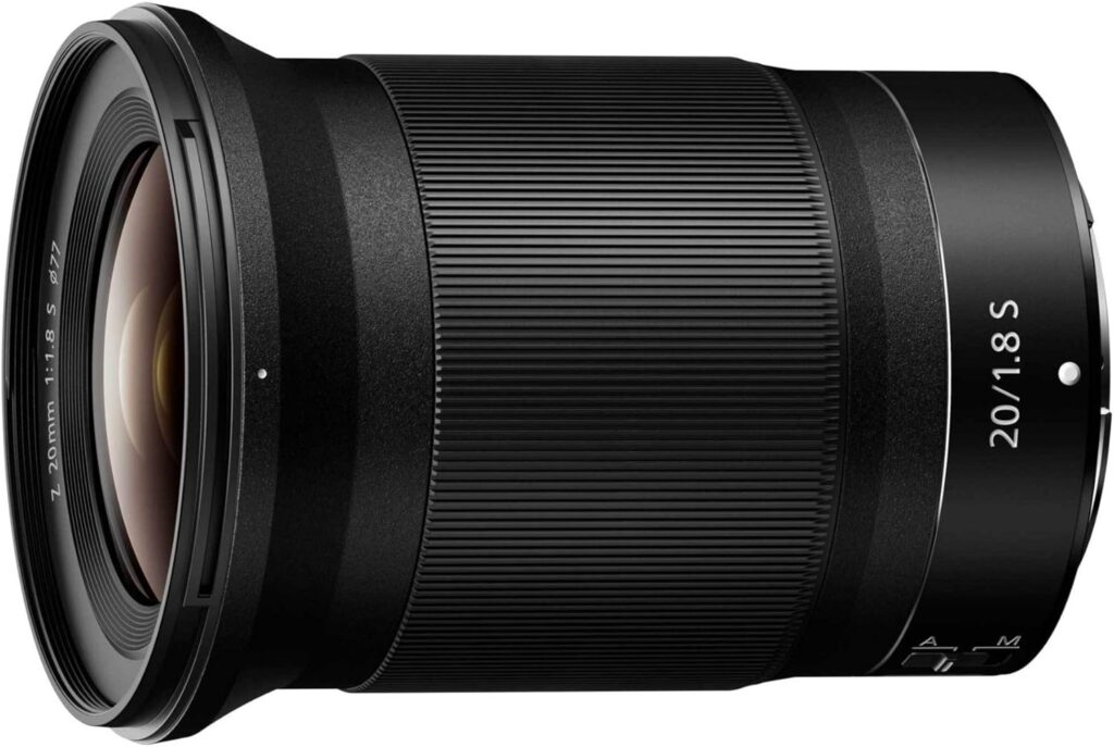 Image of a Nikon nikkor z 20mm f1.8 s