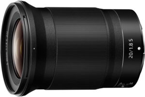 Image of a Nikon nikkor z 20mm f1.8 s