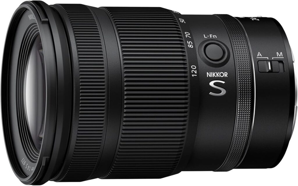 Image of a Nikon nikkor z 24 120mm f4 s