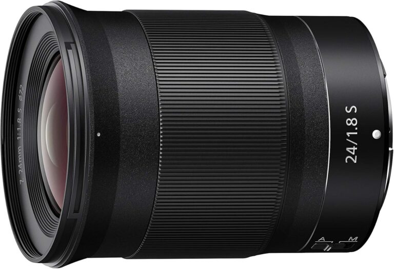 Image of a Nikon nikkor z 24mm f1.8 s