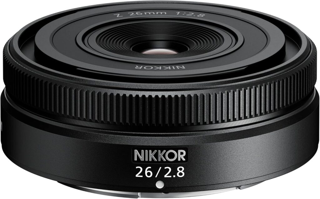 Image of a Nikon nikkor z 26mm f2.8