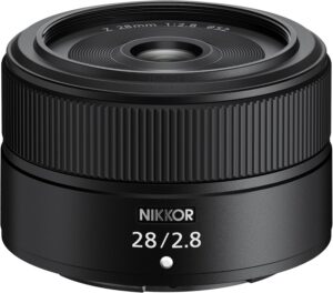 Image of a Nikon nikkor z 28mm f2.8