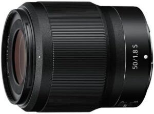Image of a Nikon nikkor z 50mm f1.8 s