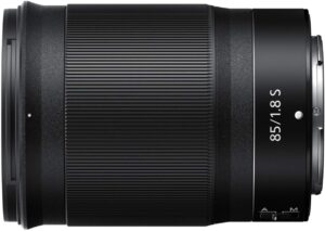 Image of a Nikon nikkor z 85mm f1.8 s