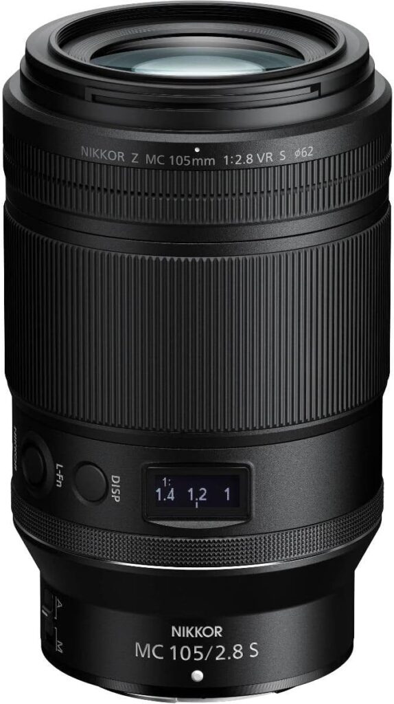 Image of a Nikon nikkor z mc 105mm f2.8 vr s
