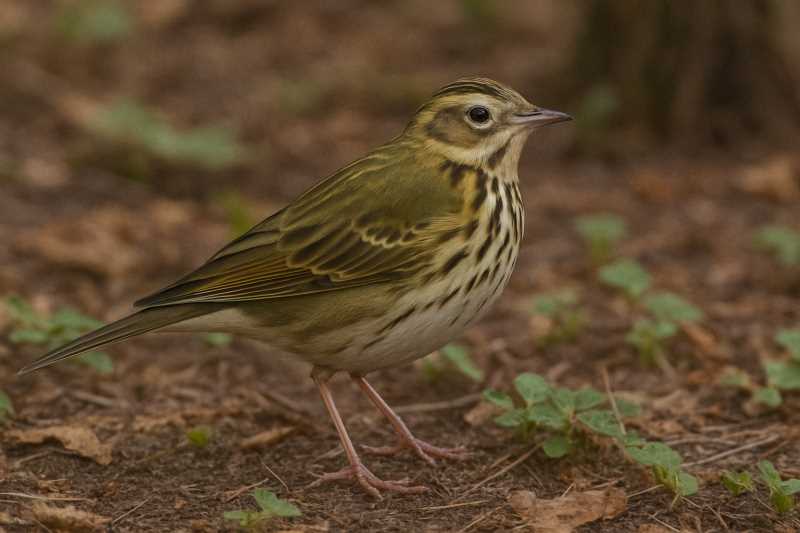 Image of a Olive backed pipit