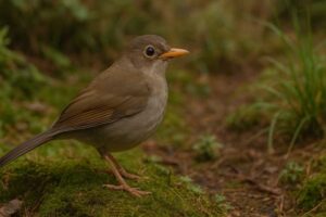 Image of a Orange-billed Nightingale-Thrush in its natural habitat