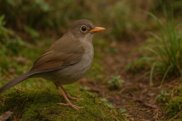 Image of a Orange-billed Nightingale-Thrush in its natural habitat