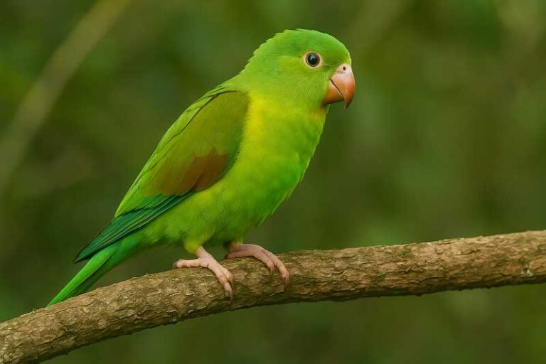 Image of a Orange-chinned Parakeet in its natural habitat