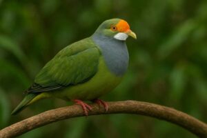 Image of a Orange-fronted Fruit Dove in its natural habitat
