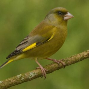 Image of a Oriental Greenfinch in its natural habitat