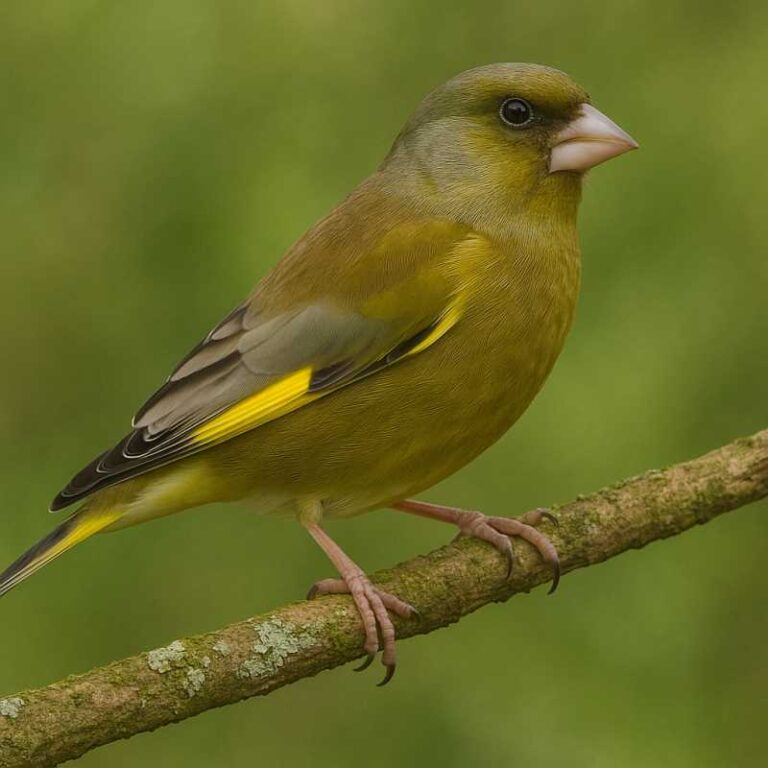 Image of a Oriental Greenfinch in its natural habitat