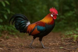 Image of a Red junglefowl male