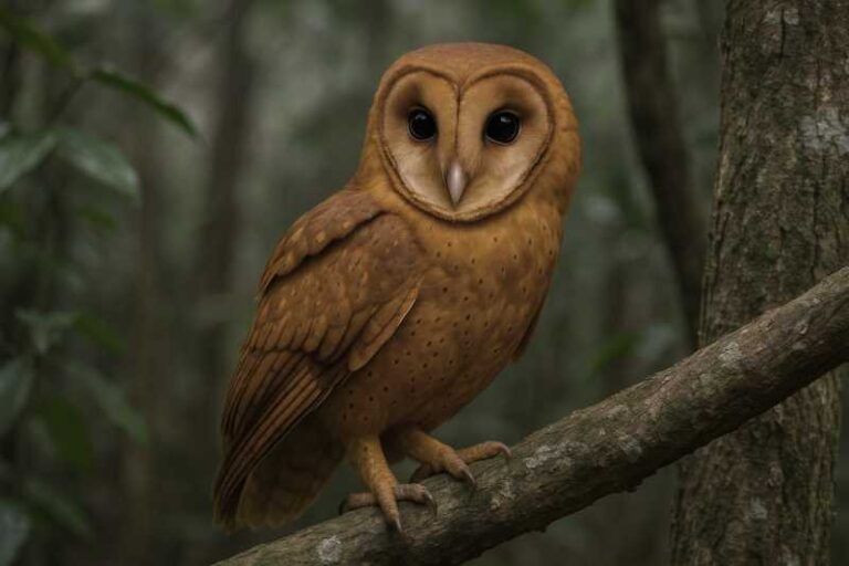 Image of a Red Owl in its natural habitat