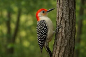 Image of a Red bellied woodpecker