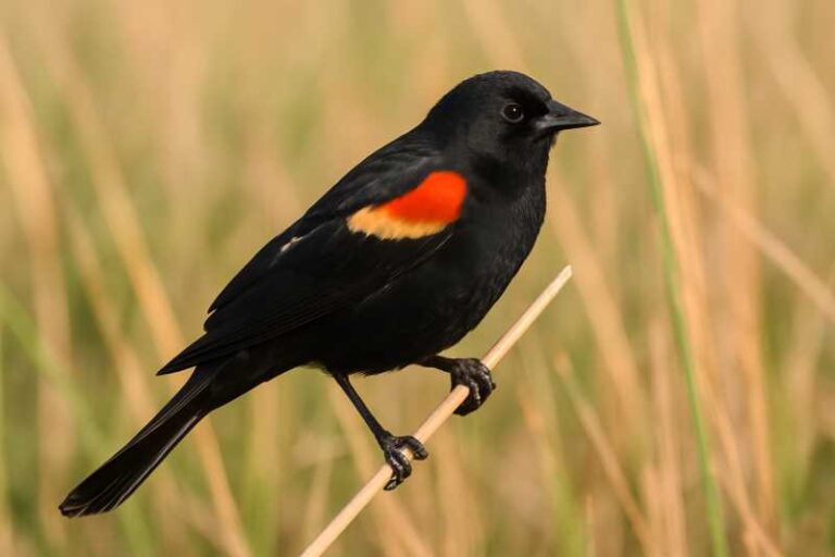 Image of a Red winged blackbird