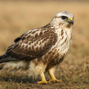 Image of a Rough-legged Hawk in its natural habitat
