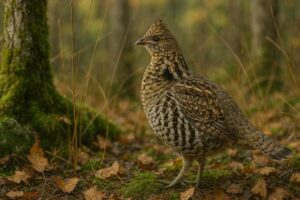 Image of a Ruffed Grouse in its natural habitat