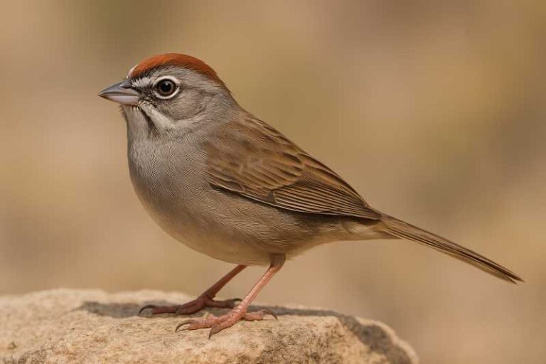 Image of a Rufous crowned sparrow
