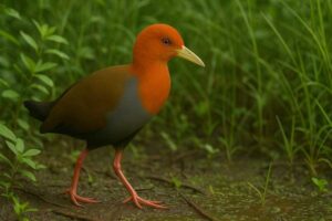 Image of a Rufous necked wood rail