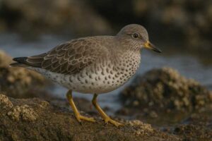 Image of a Surfbird in its natural habitat