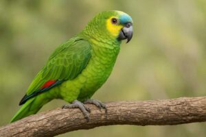 Image of a Turquoise fronted amazon