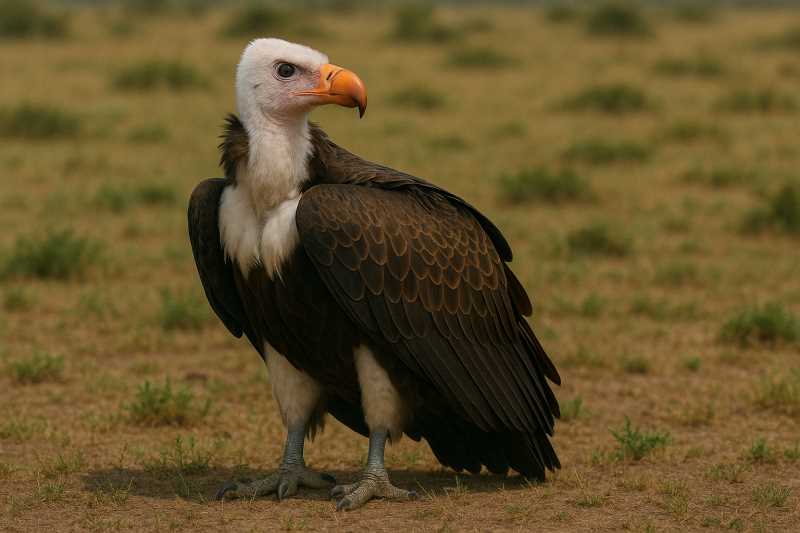 Image of a White-headed Vulture in its natural habitat