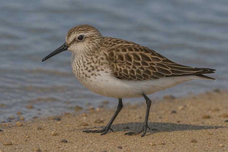 Image of a White-rumped Sandpiper in its natural habitat