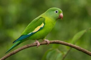 Image of a White-winged Parakeet in its natural habitat