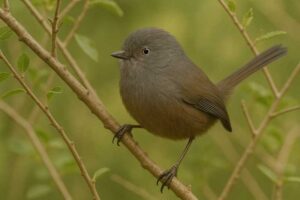 Image of a Wrentit in its natural habitat