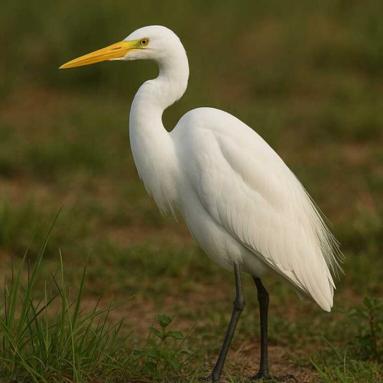 Image of a Yellow billed egret