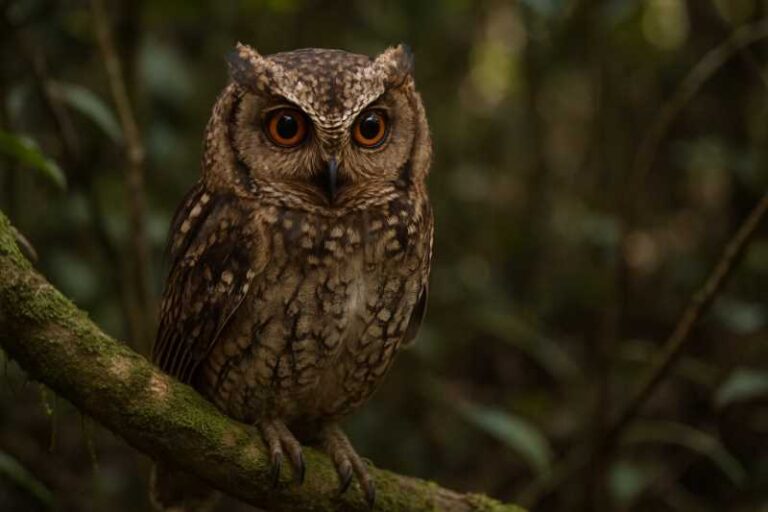 Image of a Anjouan Scops Owl in its natural habitat