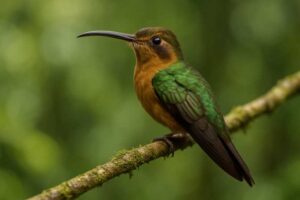 Image of a Band-tailed Barbthroat in its natural habitat