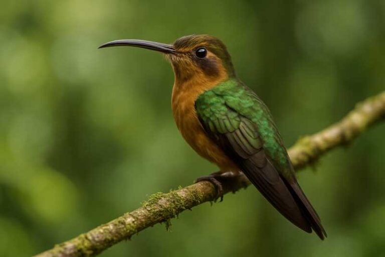 Image of a Band-tailed Barbthroat in its natural habitat