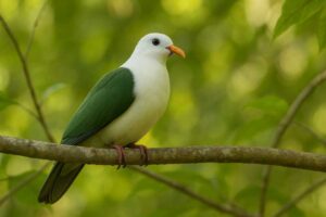 Image of a Banggai Fruit Dove in its natural habitat