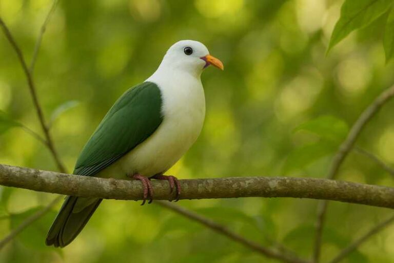 Image of a Banggai Fruit Dove in its natural habitat
