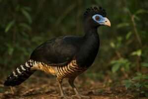 Image of a Bare-faced Curassow in its natural habitat