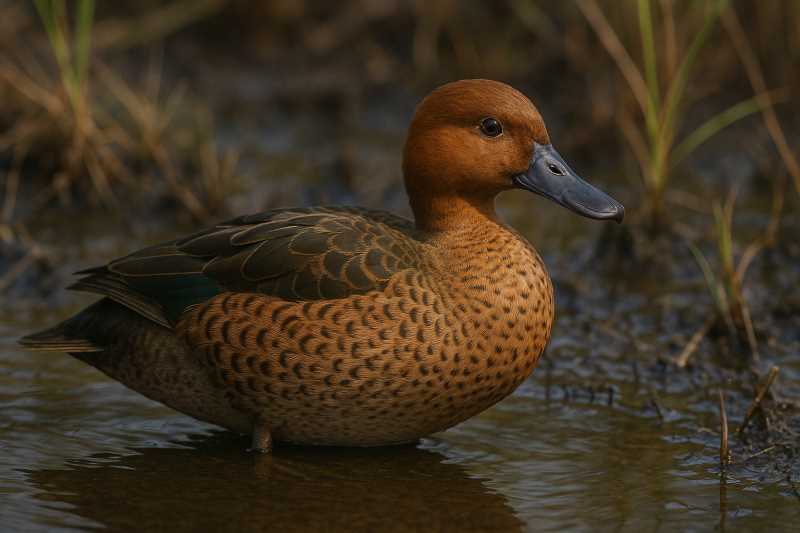 Image of a Bernier's Teal in its natural habitat