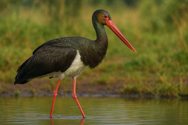 Image of a Black stork