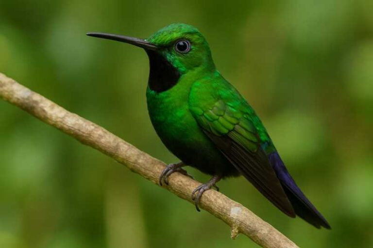 Image of a Black-throated Brilliant in its natural habitat