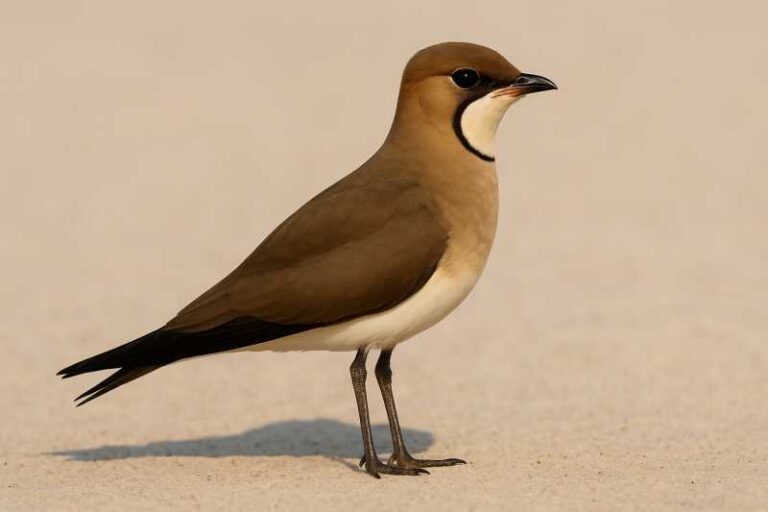 Image of a Black-winged Pratincole in its natural habitat