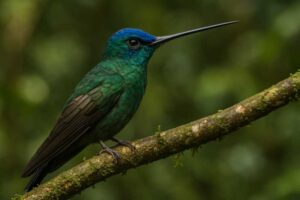 Image of a Blue-fronted Lancebill in its natural habitat