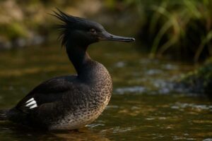 Image of a Brazilian Merganser in its natural habitat