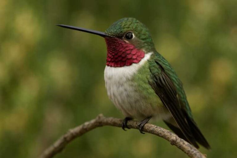 Image of a Broad-tailed Hummingbird in its natural habitat