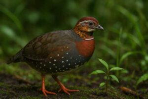 Image of a Chestnut-breasted Partridge in its natural habitat