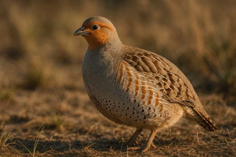 Image of a Daurian Partridge in its natural habitat