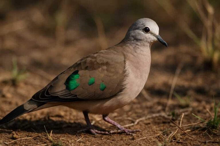 Image of a Emerald-spotted Wood Dove in its natural habitat