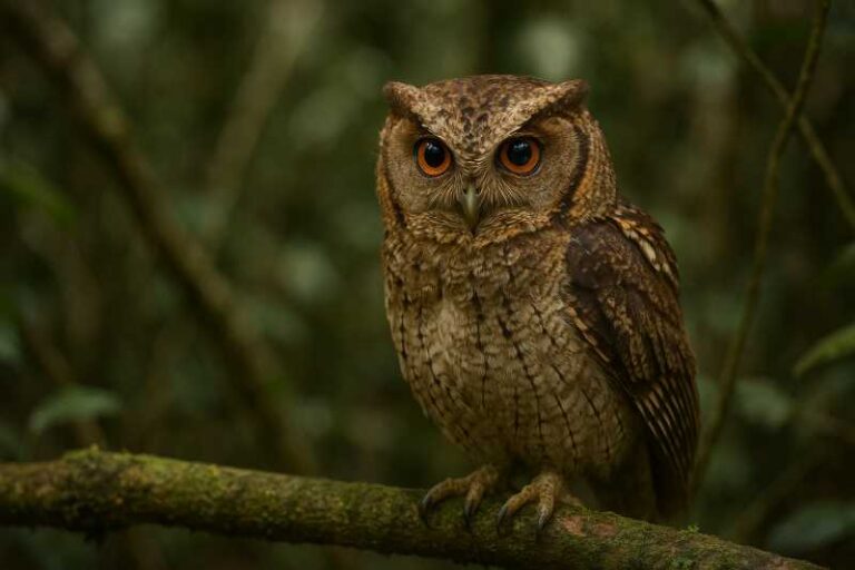 Image of a Enggano Scops Owl in its natural habitat