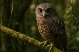 Image of a Fearful Owl in its natural habitat